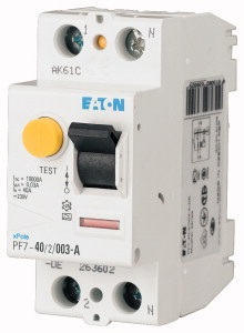 Eaton 263577 10kA 2P 25A, 30mA áram-védőkapcsoló