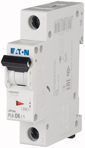 Eaton 286542 6kA 6A,D 1P kismegszakító