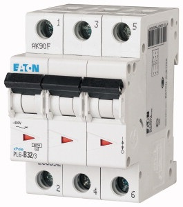 Eaton 286604 6kA 3P C32A kismegszakító