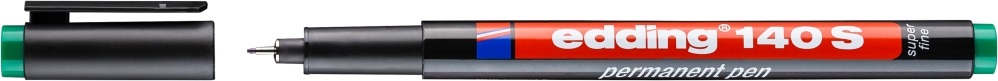 Edding 140 S OHP Permanent 0,3 mm zöld marker
