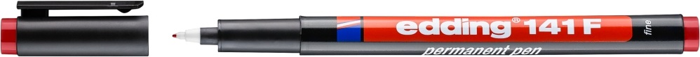 Edding 141 F OHP Permanent 0,6 mm piros marker