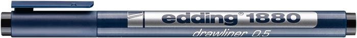 Edding 1880 Drawliner 0.5 Fekete D10