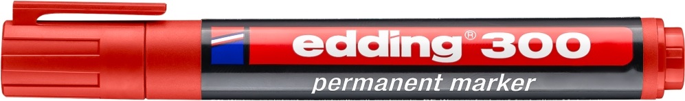 Edding 300 1,5-3 mm Permanent piros marker