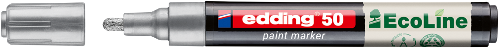Edding 50 D10 ezüst lakkmarker