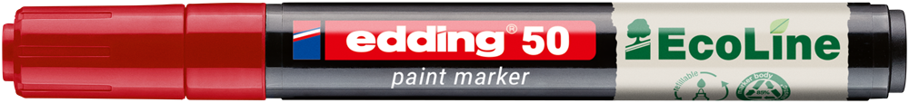 Edding 50 D10 piros lakkmarker
