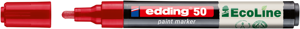 Edding 50 D10 piros lakkmarker