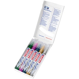 Edding 5100/5 M ünnepi metál színek ED5 5db-os akril marker készlet