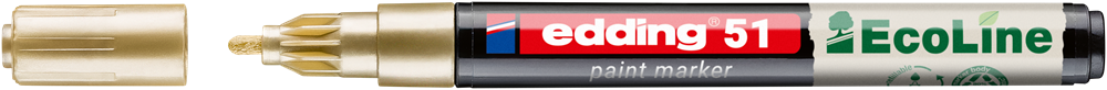 Edding 51 D10 arany lakkmarker