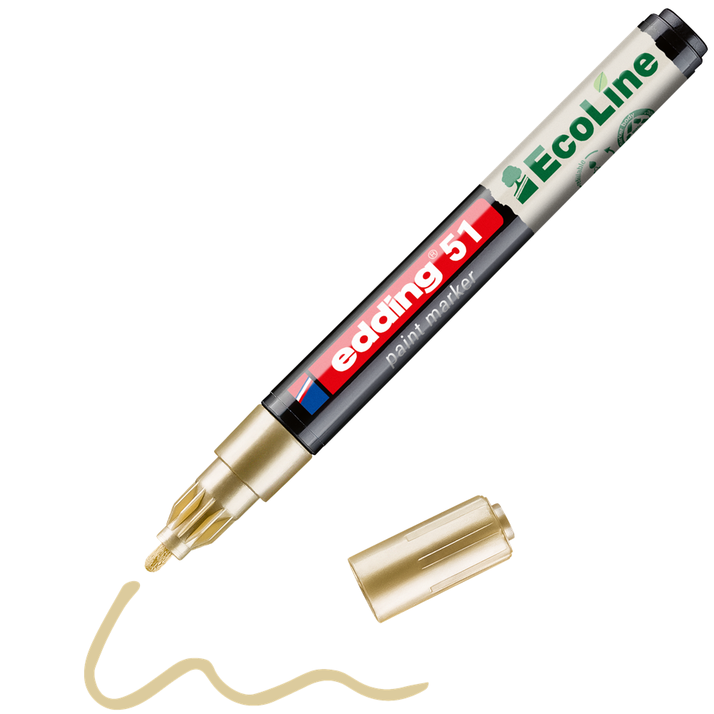 Edding 51 D10 arany lakkmarker