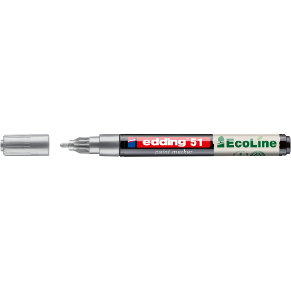 Edding 51 D10 ezüst lakkmarker