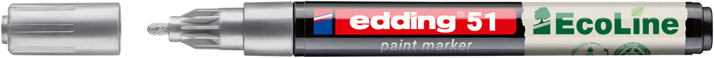 Edding 51 D10 ezüst lakkmarker