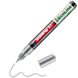 Edding 51 D10 ezüst lakkmarker