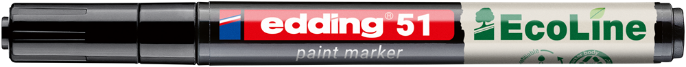 Edding 51 D10 fekete lakkmarker