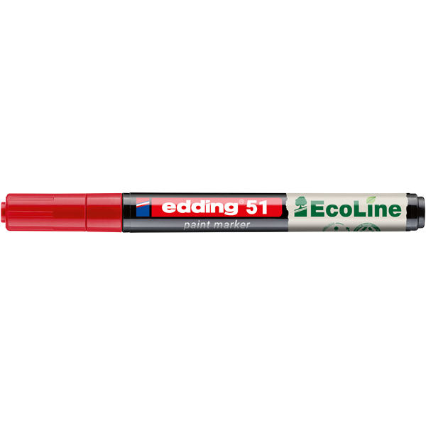 Edding 51 D10 piros lakkmarker