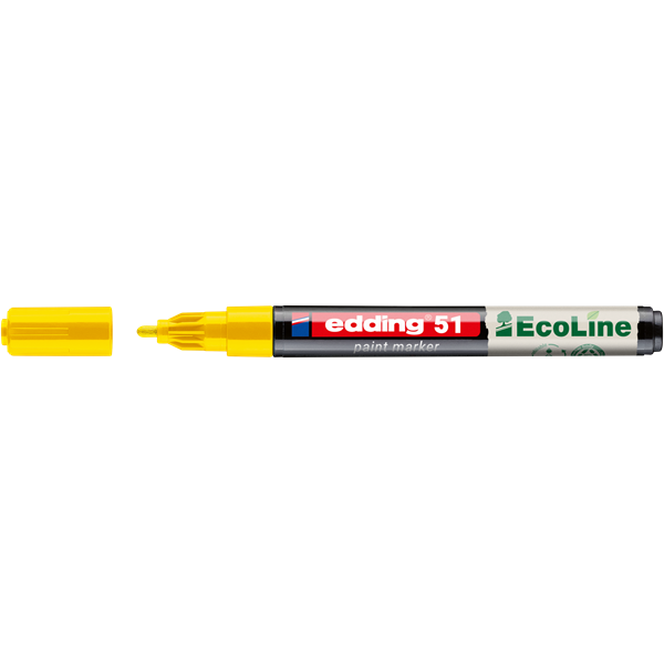 Edding 51 D10 sárga lakkmarker