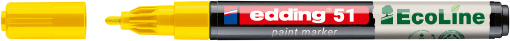 Edding 51 Ecoline D10 sárga lakkmarker