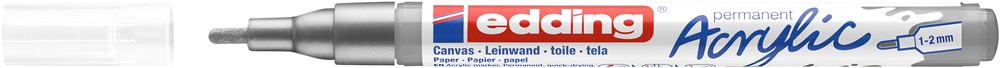 Edding 5300 F gazdag ezüst színű (923) D10 akril marker