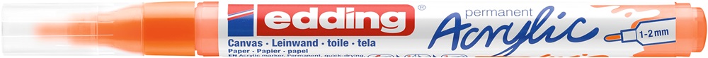 Edding 5300 F neon narancs színű (066) D10 akril marker