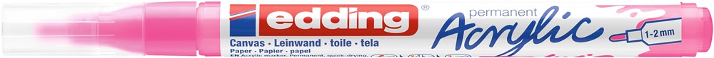 Edding 5300 F neon rózsaszín színű (069) D10 akril marker