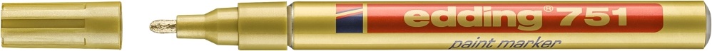 Edding 751 1-2mm arany lakkmarker
