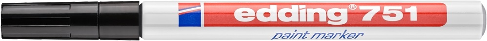 Edding 751 1-2mm fekete lakkmarker