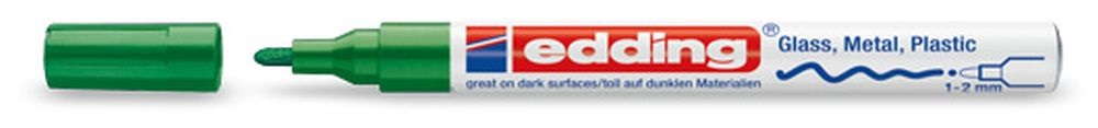 Edding 751 1-2mm zöld lakkmarker