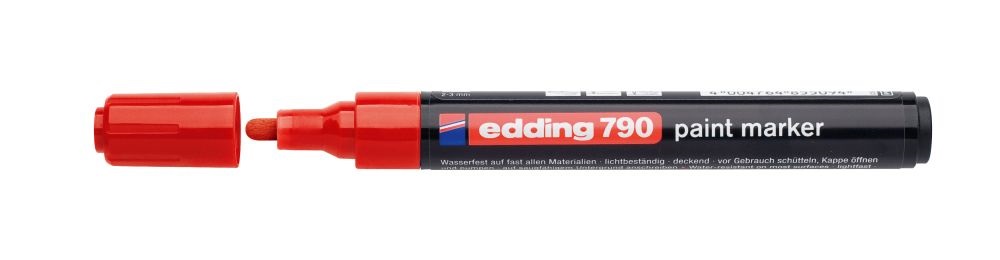 Edding 790 2-3mm piros lakkmarker