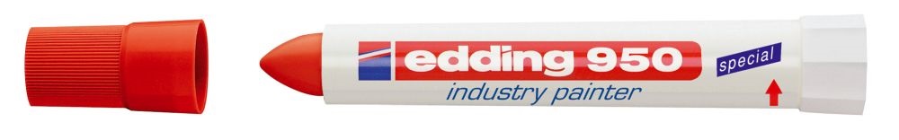 Edding 950 piros permanent ipari jelölőkréta