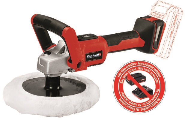 Einhell 2093320 PXC CE-CP 18/180 Li E-Solo akku és töltő nélkül akkumulátoros polírozó
