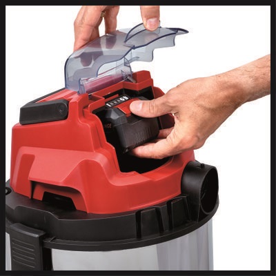 Einhell 2347130 PXC TC-VC 18/20 Li S-Solo akku és töltő nélkül akkumulátoros száraz-nedves porszívó