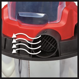 Einhell 2347130 PXC TC-VC 18/20 Li S-Solo akku és töltő nélkül akkumulátoros száraz-nedves porszívó