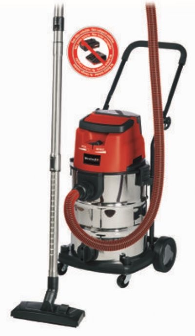 Einhell 2347140 PXC TE-VC 36/30 Li S-Solo akku és töltő nélkül akkumulátoros száraz-nedves porszívó