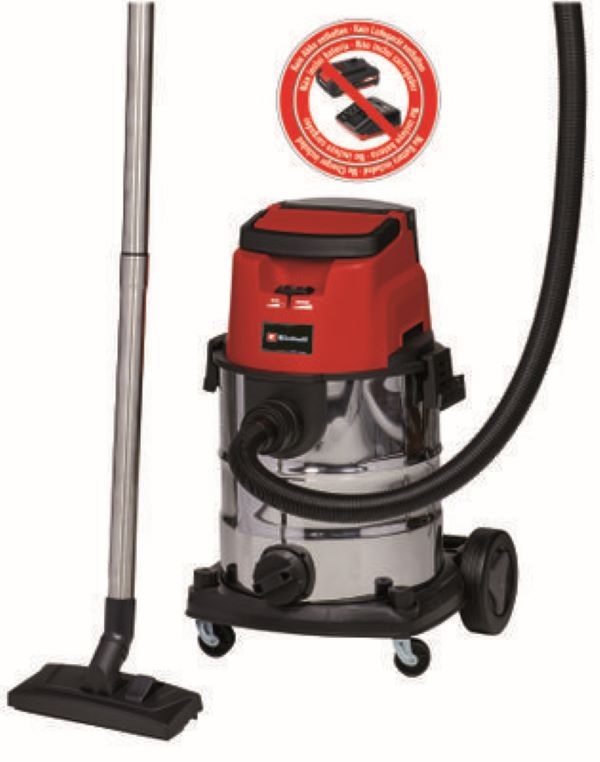 Einhell 2347170 PXC TE-VC 36/25 Li S-Solo akkumulátoros száraz-nedves porszívó