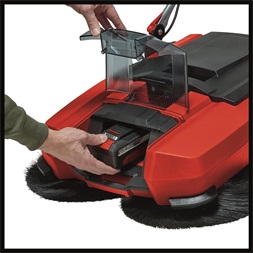 Einhell 2352040 PXC TE-SW 18/610 Li-Solo akku és töltő nélkül seprőgép és padlótisztító (Újszerű)