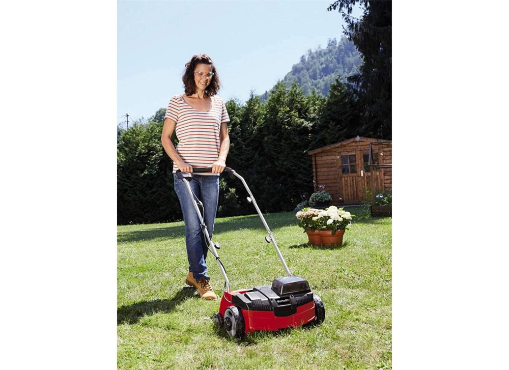 Einhell 3420660 PXC GC-SC 36/31 Li-Solo akku és töltő nélkül talajlazító és gyepszellőztető