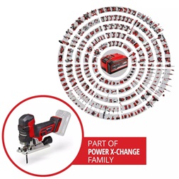 Einhell 4321265 TP-JST 18/135 Li BL – Solo akku és töltő nélkül akkumulátoros dekopírfűrész