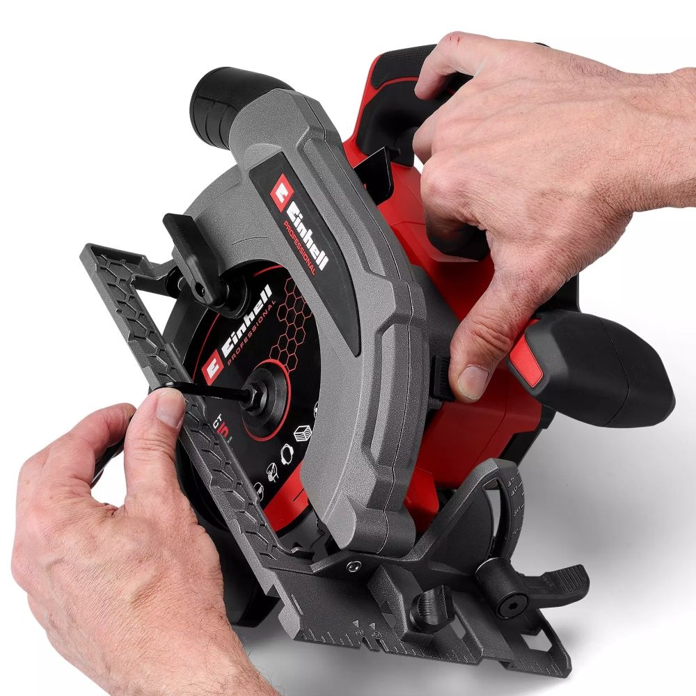 Einhell 4331225 TP-CS 18/165 Li BL – Solo akku és töltő nélkül akkumulátoros kézi körfűrész