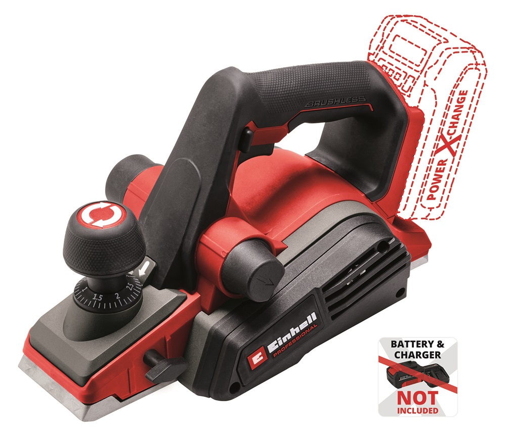 Einhell 4345405 PROFESSIONAL PXC TP-PL 18/3 Li BL - Solo akkus kézi gyalu