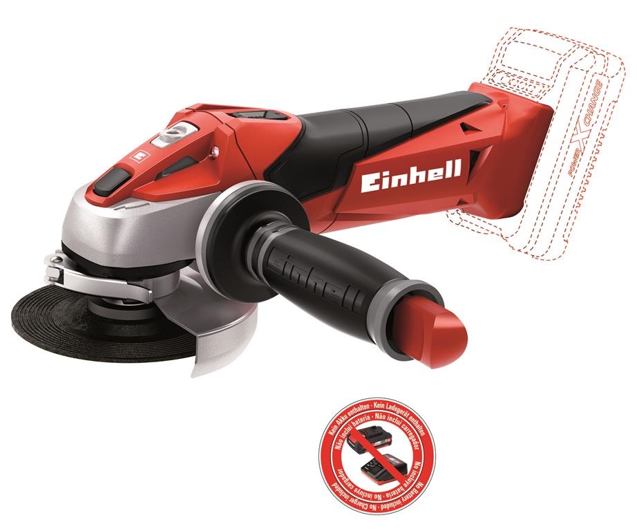 Einhell 4431110 PXC TE-AG 18 Li-Solo akku és töltő nélkül akkumulátoros sarokcsiszoló