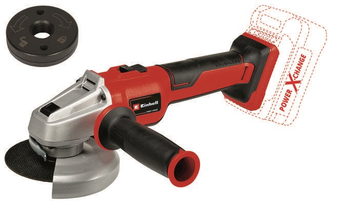 Einhell 4431150 PROFESSIONAL PXC AXXIO 18/115 Q Solo akku és töltő nélkül akkumulátoros sarokcsiszoló