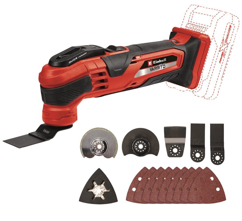 Einhell 4465160 PXC VARRITO Solo akku és töltő nélkül akkumulátoros multicsiszoló