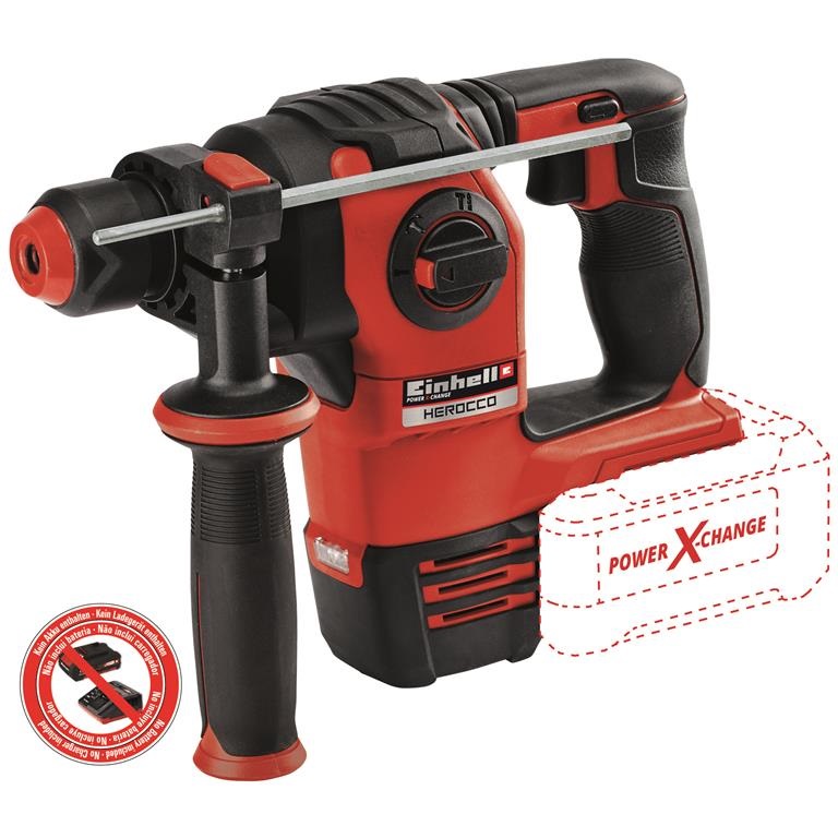 Einhell 4513900 PROFESSIONAL PXC HEROCCO 18/20 akku és töltő nélkül akkumulátoros fúrókalapács