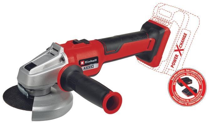 Einhell 4431151 PROFESSIONAL PXC AXXIO 18/125 Q Solo akkumulátoros sarokcsiszoló