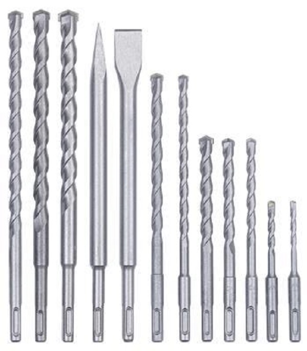 Einhell SDS-Plus 12 db-os fúró-vésőszár készlet