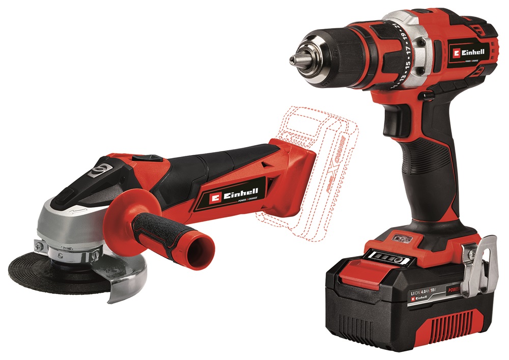 Einhell TE-TK 18/2 Li Kit CD+AG akkus szerszámgép szett