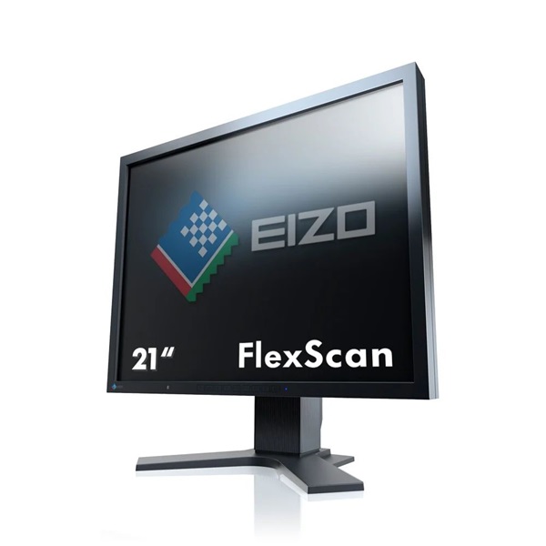 Eizo 21" S2133F-BK "S" UXGA IPS DP/DVI-D/VGA fekete monitor