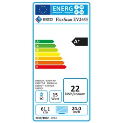 Eizo 24,1" EV2455 WUXGA IPS DP/HDMI/DVI/VGA/USB monitor (Használt A)