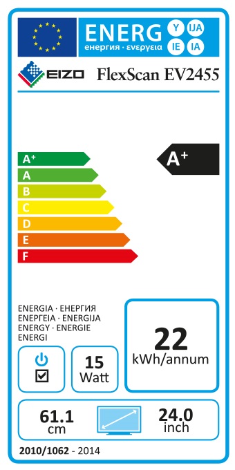 Eizo 24,1" EV2455 WUXGA IPS DP/HDMI/DVI/VGA/USB monitor (Használt A)