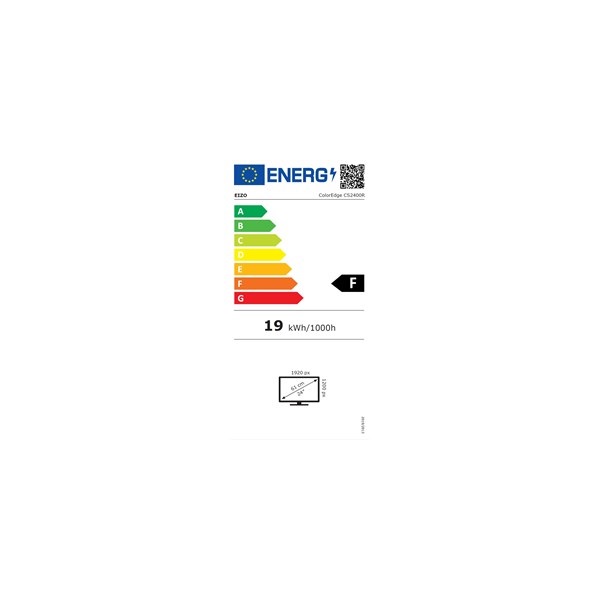 Eizo 24" CS2400R "CS" WUXGA IPS USB-C/DP/HDMI fekete monitor