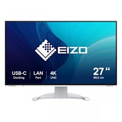 Eizo 27" EV2740X-WT EcoView 4K UHD IPS DP/HDMI/USB/USB-C/LAN fehér monitor